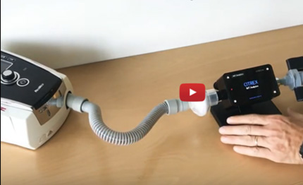 CITREX H3 – testen Sie ihr Heimbeatmungsgerät